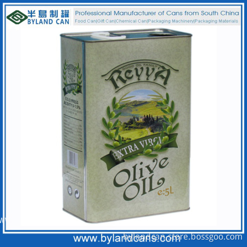 5liters Tin Can for Olive Oil